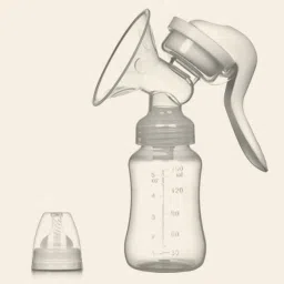 Manual Massage Preminum Quality Breast Pump With Feeding Bottle With a Breast Pads - Experience same as baby sucking- Manual-image-12