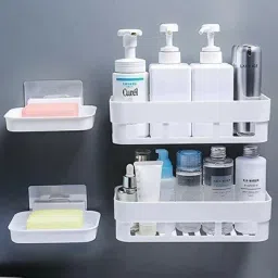TS-006-White Plastic Wall Shelf-24