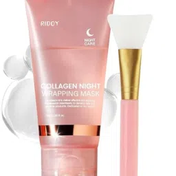 Collagen Night Wrapping Peel Off Mask for Balancing Skin pH and Reducing Acne-image-57