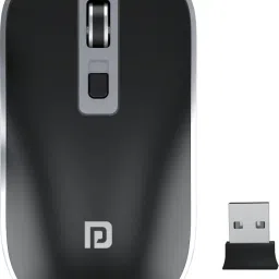 Portronics Toad 14 / Runs on single AA Battery,upto 1400 DPI,30 Lakhs + click life Wireless Optical Mouse-1