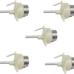 DC 3-12V 42RPM Long Shaft Gear Reducer Worm Gear Motor (5PCS) Motor Control Electronic Hobby Kit-image-1