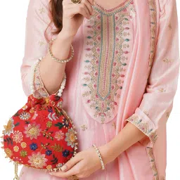 Women Red Potli-image-32