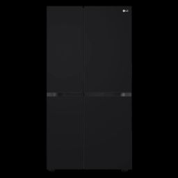 LG 650 Litres 3 Star Frost Free Side by Side Refrigerator with Smart Inverter Compressor (GLB257DBM3, Black Mirror)-image-27