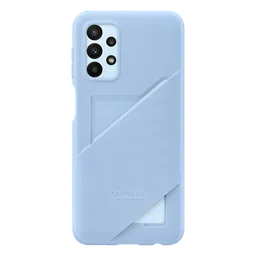 SAMSUNG Soft TPU Back Cover for SAMSUNG Galaxy A23 (Handy Card Slot, Arctic Blue)-38