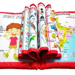 Alphabet, Numbers Learning Cushion Baby Pillow Book for Kids Boys and Girls-6