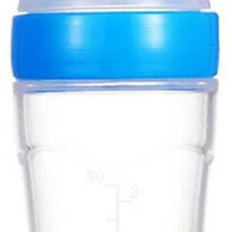 Baby Squeezy Food Grade Silicone Feeder Bottle with Spoon Feeder For Baby 90ml - Silicone-11