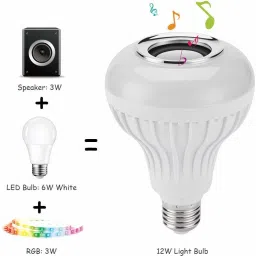 mIKKO Smart Led Bulb with Bluetooth Speaker with Remote Control Smart Bulb image 2
