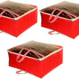 ANNORA INTERNATIONAL WOMEN SAREE COVER Cotton Laundry Bag-image-32