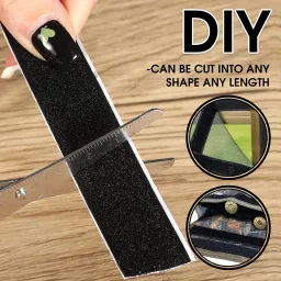 aryan utsav Self-Adhesive Hook and Loop Tape Roll, Sticky Back, Both Indoor and Outdoor Use Stick-on Velcro image 3