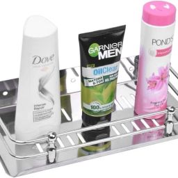 Stainless Steel Bathroom Shelf Rack Kitchen Shelf Wardrobe Shelf 9x5 INCH Stainless Steel Wall Shelf-picture-25