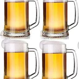 tap2kaart Glasss with Handle,Pub Drinking for Bar,Beverages Glass Set (500 ml) Glass Beer Mug-picture-45