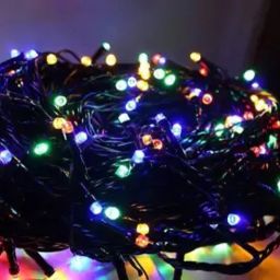 olae 135 LEDs 40 m Multicolor Color Changing, Flickering, Steady String Rice Lights image 2