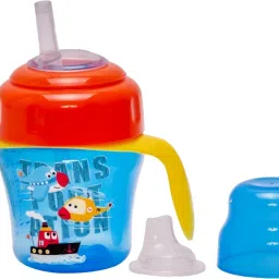 Omega 2 stage Spout & Straw Sipper w Twin Handle- Spill Proof-2