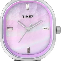 Mother of Pearl Lavender Dial Analog Watch - For Women TWEL20501-image-1