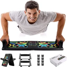 Foldable Pushup Board Carbon Fiber 14 in 1 Positions Men/Women Home Gym Workout Ab Exerciser-picture-15