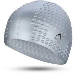 HIGH STRETCH BUBBLES SWIMMING CAP FOR LONG AND SHORT HAIR,EASY COMFORT & DURABLE Swimming Cap-image-20