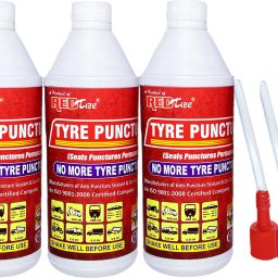 tyre repair kit puncture for tubeless tyre Tubeless (1500ml Pack Of 3) Tubeless Tyre Puncture Repair Kit-image-15