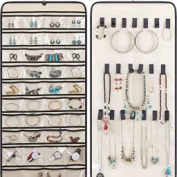 24 Pockets Storage Organizer Wall Hanging Closet Shelves Storage (Pack of 1) Accessories Organizer, Closet Organizer, Stationery Organizer, Jewellery Organizer-image-57