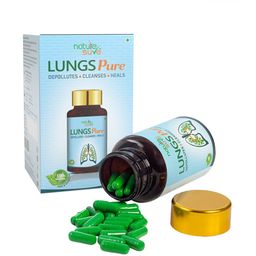 Nature Sure Set of 2 Lungs Pure Capsules - Purifies & Detoxifies Lungs - 60 Capsules each-52