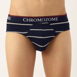 Chromozome Men Striped Ultra Premium Micro Modal Basic Briefs 8902733642262-image-7