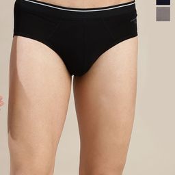 DISPENSER Pack Of 3 Breathability Anti Microbial Basic Briefs S1-Brief-Black-Navy-Silver-M-picture-48