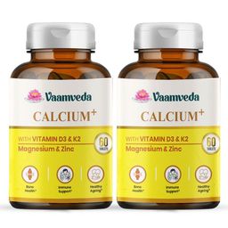 Vaamveda Calcium+ with Vitamin D3 & K2, 60 tablet(s) Unflavoured (Pack of 2)-3