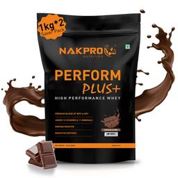Nakpro Perform Plus+ High Performance Whey,  2.2 lb  Chocolate (Pack of 2) -15