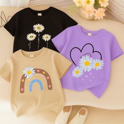 DAMN GUD DG Kids 3Pc Printed T-shirt-picture-2