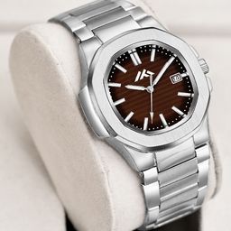 DOUBLERUN Men Dial & Bracelet Style Straps Analogue Multi Function Watch H05NNMT-807-17