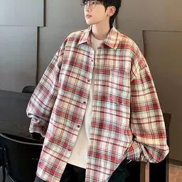StyleCast x Revolte Men Buffalo Checks Opaque Checked Casual Shirt-image-67