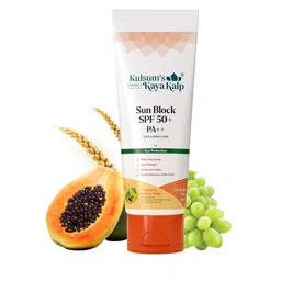 Kulsum's Kaya Kalp Sun Block SPF 50+ With Papaya - 50 ml-44