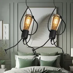 GAUVIK Black Ceiling Lamp image 3
