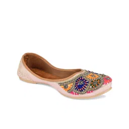 Sangria Women Embellished Mojaris-picture-45