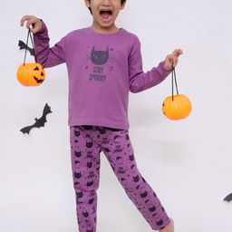 The Mom Store Unisex Kids Printed Night suit-image-6