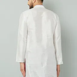 LEMONX Men Regular Pure Silk Kurta with Pyjamas image 5