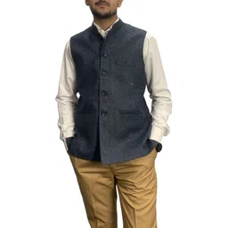 GARGIAN Master Cut Men Grey Polyester Jackets-picture-39