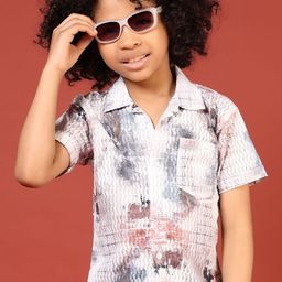 V-Mart Boys Printed Shirt with Shorts-image-22
