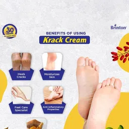 Krack Set Of 4 Set Of 4 Heel Repair Cream With Vitamin E - 25 g Each image 2