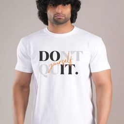 HESHA Chaudhary Typography Printed Pure Cotton Relaxed Fit T-shirt-image-91