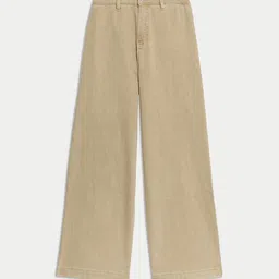 Marks & Spencer Women Wide Leg High-Rise Jeans-image-115