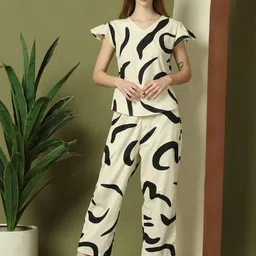 TAG 7 Women Conversational Printed Night suit-image-46