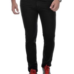 COMFITS Men Classic Clean Look Mid Rise Dark Shade No Fade Jeans-image-43