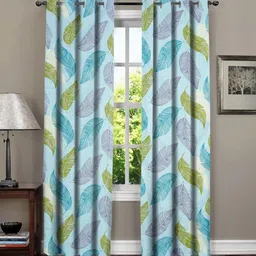 Aura Blue & Green Set of 2 Floral Door-45