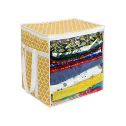 prettykrafts Yellow Set of 1 Regular Drawer Organiser Organisers-0