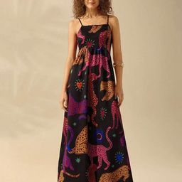 LULU & SKY Women Conversational Print Empire Maxi Dress-picture-47
