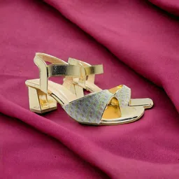FABBMATE Embellished Party High-Top Comfort Peep Toes-53