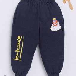 YK X Minute Mirth Boys Pure Cotton Naruto Printed Relaxed Fit Joggers-image-89