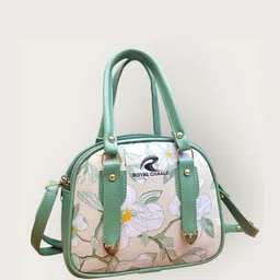 ROYAL CHAALS Women Floral Structured Handheld Bag-13