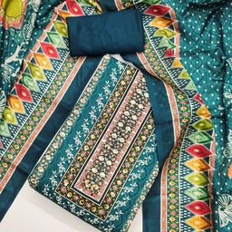 Panzora Printed Unstitched Dress Material-picture-57