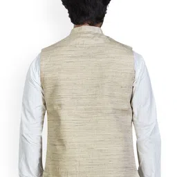 Authentics Woven Design Nehru Jackets image 4